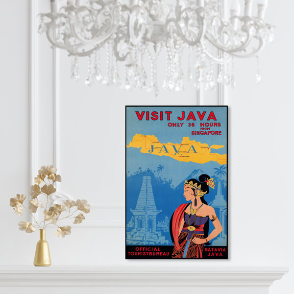 Trinx Visit Java Unframed Painting on Canvas Wayfair